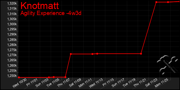 Last 31 Days Graph of Knotmatt