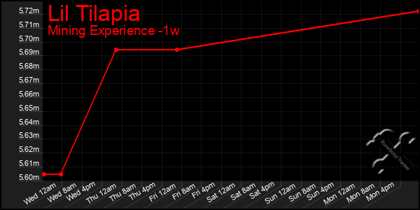 Last 7 Days Graph of Lil Tilapia