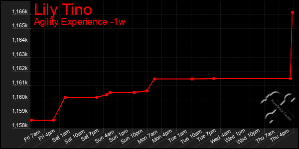 Last 7 Days Graph of Lily Tino