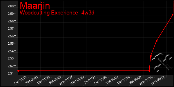 Last 31 Days Graph of Maarjin