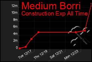 Total Graph of Medium Borri