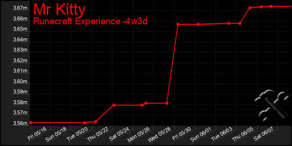 Last 31 Days Graph of Mr Kitty