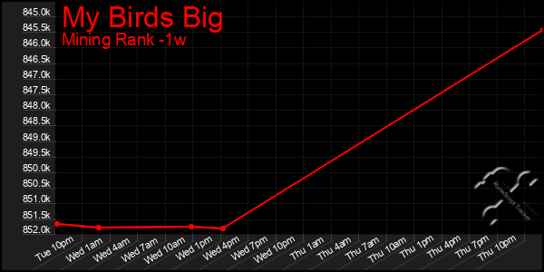 Last 7 Days Graph of My Birds Big