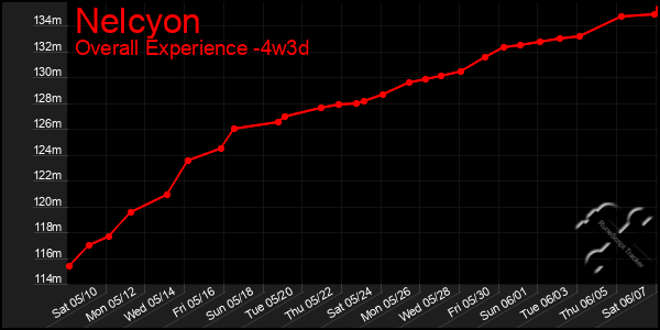 Last 31 Days Graph of Nelcyon