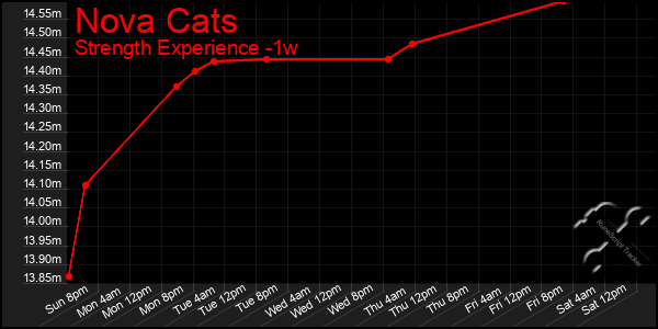 Last 7 Days Graph of Nova Cats