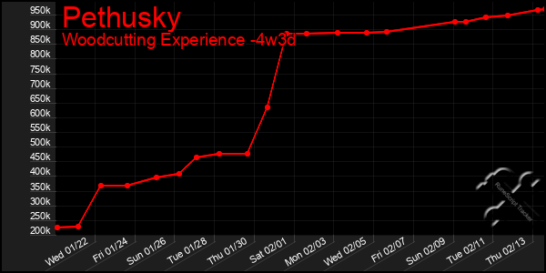 Last 31 Days Graph of Pethusky