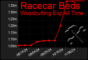 Total Graph of Racecar Beds