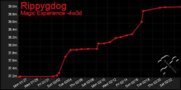 Last 31 Days Graph of Rippygdog