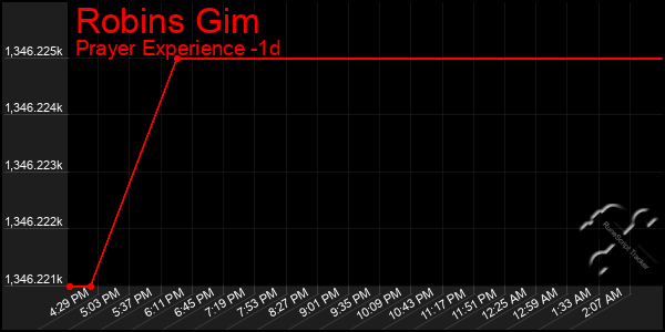 Last 24 Hours Graph of Robins Gim