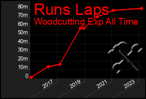 Total Graph of Runs Laps