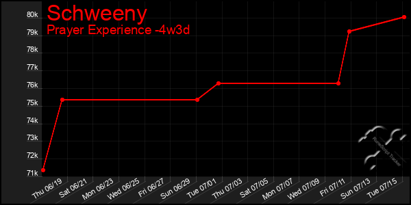 Last 31 Days Graph of Schweeny