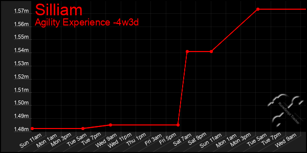 Last 31 Days Graph of Silliam