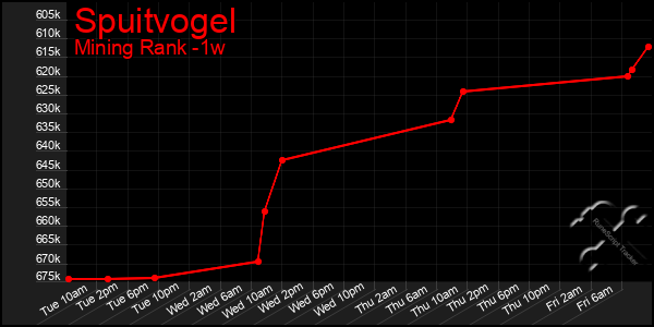 Last 7 Days Graph of Spuitvogel