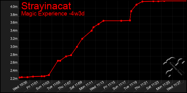 Last 31 Days Graph of Strayinacat