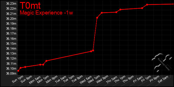 Last 7 Days Graph of T0mt