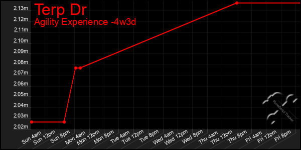 Last 31 Days Graph of Terp Dr