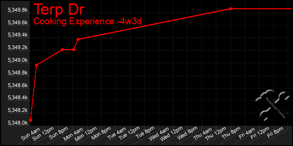 Last 31 Days Graph of Terp Dr