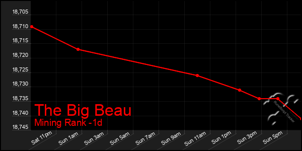 Last 24 Hours Graph of The Big Beau