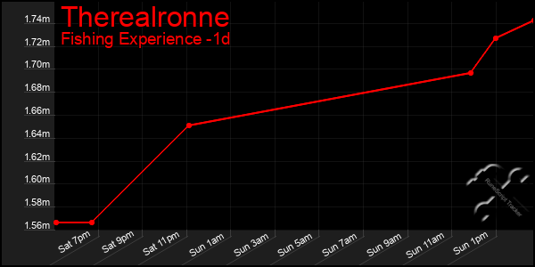 Last 24 Hours Graph of Therealronne