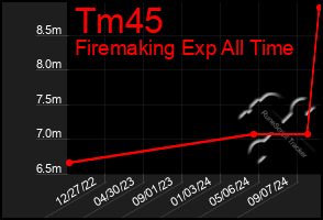 Total Graph of Tm45