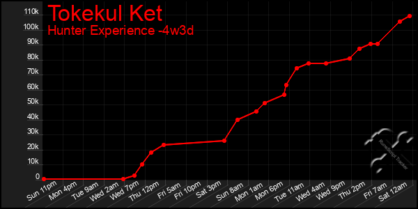 Last 31 Days Graph of Tokekul Ket