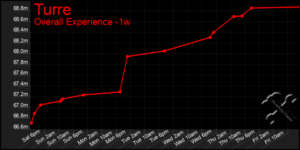 Last 7 Days Graph of Turre