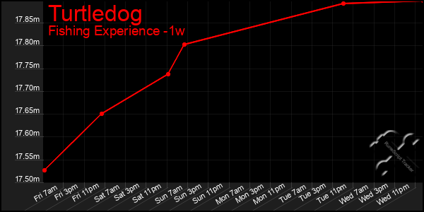 Last 7 Days Graph of Turtledog