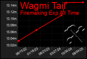 Total Graph of Wagmi Tail