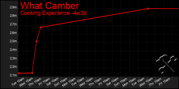 Last 31 Days Graph of What Camber