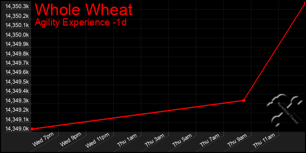 Last 24 Hours Graph of Whole Wheat