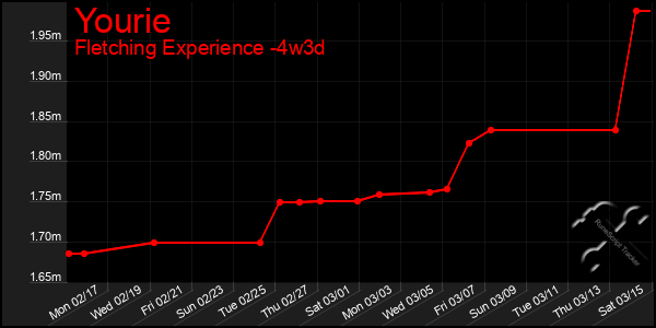 Last 31 Days Graph of Yourie