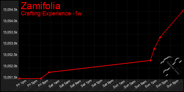 Last 7 Days Graph of Zamifolia
